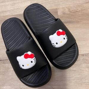 Hello Kitty Black and Red Sandals